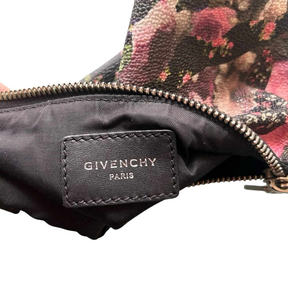 Givenchy Antigona Leather Floral Pouch/Clutch EUC Authentic - Picture 3 of 8